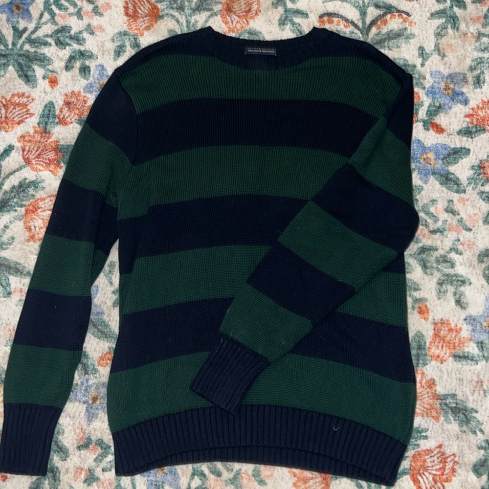 Brandy Melville Brianna Cotton Thick Stripe Sweater
